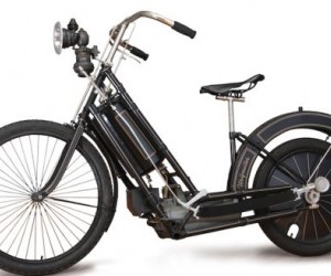 The bike is truly special since it was the first powered two-wheeler to enter series