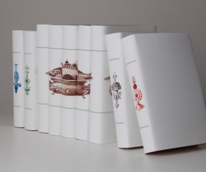 Antique Culinary Image on Book Spines from Juniper Books