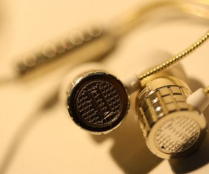 The earphones feature a custom braided cable, plus a 24-carat gold plated 3.5 mm audi...
