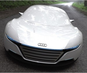 Spanish designer Daniel Garcia has created an amazing monotone concept Audi A9