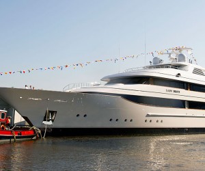 The Feadship group escorted another beauty out of its De Vries shed in early October.