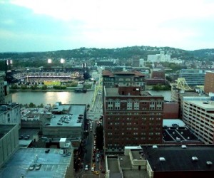 Don't you love cities where the sports stadiums are right downtown? It makes getting