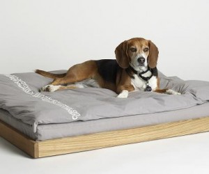 This top-of-the-line doggie divan from designer James Perse is made from 100 percent