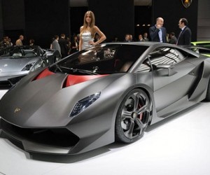 The Lamborghini Sesto Tempo concept unveiled at this year's Paris Motor Show appears