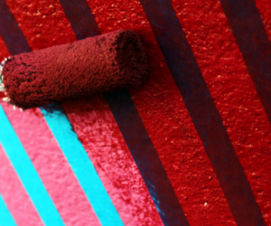 Artist Matt W. Moore took to the streets, or more specifically the walls, of Marseill...