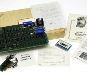 Only about 200 of the Apple-1 computers were produced, beginning in 1976. This one is...