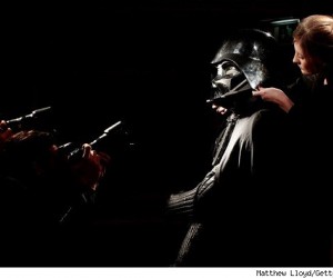 The costume includes the iconic helmet, mask, and shoulder armor that helped make the...