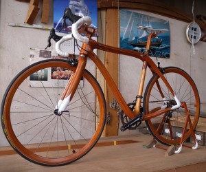 Created for manufacturer SANOMAGIC, this bike features a frame meticulously crafted f...