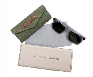 A great collaboration between Temple Bags, Native Son, and Mosely Tribes.  The sungla...
